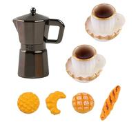 Tikplus Miniature Gnome Accessories, 1/12 Dollhouse Accessories, Mini Bread Flour Bag, Whisk, Eggs, Rolling Pin, Oil Bottle, Kitchen Furniture Gnome Accessories, Christmas Gnome House Accessories