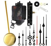 TIKROUND Original Youngtown 12888 Pendulum Clock Movement with 3 Sets of Hands 17mm (43/64 Inch) Shaft Length 9.5mm (3/8 Inch) Thread Length.