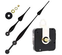 TIKROUND Youngtown 12888 High Torque Long Shaft Clock Movement Mechanism with 12 Inch Long Spade Hands Total Shaft Length 1-3/32 inches