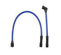 TIKSCIENCE 10mm Spark Plug Wire Fits for Harley Davidson Sportster 883 1200 XL 1986-2003, 2104-0143 - Blue Silicone