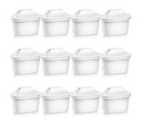 Tikstoy Water Filter Cartridges, 12PCS Water Filters Compatible with Brita® Kettle, Marella®Jug, Maxtra+®Plus, Maxtra Pro All-in-1, Reduces Chlorine, Heavy Metals and Limescale, Better Taste