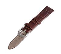 TikTako Leather Watch Band 20MM 22MM Watchbands Men Women Strap Watch Bracelet 18MM 16MM 14MM 12MM Buckle Wristwatch Brown Belt
