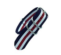 TikTako Nylon Quick Release Replacement Watch Bands 18mm/20mm/22mm/24mm Army Sports NATO Watchband Colorful 4 20mm