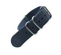 TikTako Nylon Quick Release Replacement Watch Bands 18mm/20mm/22mm/24mm Army Sports Nato Watchband Grey 22mm