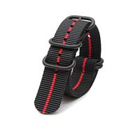 TikTako Nylon Watch Band for NATO 18mm/20mm/22mm/24mm Straps Military Style Divers Bands Style 2 20mm