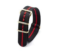 TikTako Nylon Watch Band for NATO 18mm/20mm/22mm/24mm Straps Military Style Divers Bands Style 3 18mm
