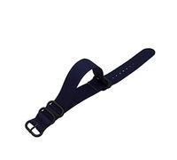 TikTako Nylon Watch Straps 18mm/20mm/22mm/24mm Nylon Watch Band NATO Nylon Canvas Watch Strap Blue 22mm