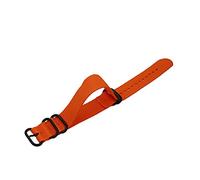 TikTako Nylon Watch Straps 18mm/20mm/22mm/24mm Nylon Watch Band NATO Nylon Canvas Watch Strap Orange 18mm