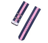 TikTako Quick Release NATO Watch Bands 18mm/20 mm/22mm/24mm Stripe Nylon Watchband with Stainless Steel Buckle Style 7 20mm