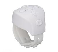 Tiktok Bluetooth Remote Control Page Turner, Video Scrolling Ring, Adjustable Kindle Clicker, Selfie Bluetooth Remote Control Ring, Camera Shutter Selfie Button, Smart Ring Remote (White)