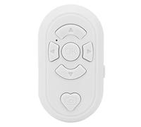 TikTok Remote Control, BT Hands Free Kindle App Page Turner, Rechargeable Camera Video Recording Remote TikTok Scrolling Ring Clicker for Phone (White)