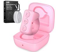 TikTok Remote Control Ring Finger Scroller Remote TikTok Scrolling Ring TikTok Bluetooth Remote Control, Kindle APP Page Turner, Camera Photo Clicker for iPhone, iPad, Android with Carrying Case, Pink
