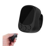 TikTok Scrolling Ring Air Touch Bluetooth Mouse,Type-C Rechargeable Lightweight 12.5g Wireless Touchpad for E-Book Page Turn Camera Selfie Shutter Short Video Remote Control for Phone Tablet-Black