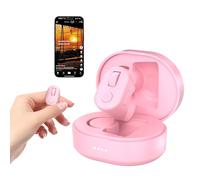 Tiktok Scrolling Ring, Bluetooth Finger Scroller Remote for Tik Tok, Page Turner for iPhone iPad & Android Tablet Ebook Reading, Remote Control Camera Video Recording for iPhone Android -Pink