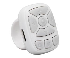 TikTok Scrolling Ring Bluetooth Remote Control for Phone Camera, Music, Page Turner for Tablet Novels Photos Videos, White