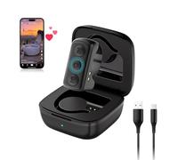 TikTok Scrolling Ring, Bluetooth Remote Control Page Turner for iOS iPad Android, Finger Scroller for TikTok Camera Video Shutter Selfie Button - Black