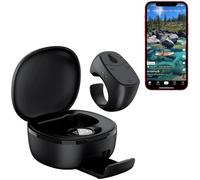 TikTok Scrolling Ring Remote Control,Page Turner for i-Pad i-Phone & Android Tablet,Bluetooth 5.3 Camera Remote, Handheld Scrolling Ring for TikTok,YouTube,Instagram,iOS,Android, PC/App/Camera (Black)