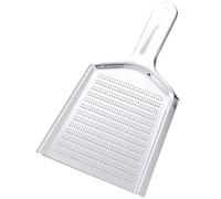 TIKUSAN Ginger Grater, Newness Stainless Steel Shovel-Shaped Food Grater for Ginger, Mini Ginger Grater for Garlic, Fruits and Root Vegetables (No.3)