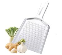 TIKUSAN Ginger Grater, Newness Stainless Steel Shovel-Shaped Food Grater for Ginger, Mini Ginger Grater for Garlic, Fruits and Root Vegetables (No.5)
