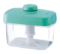 TIKUSAN Instant Pickle Maker Vegetable Press Tsukemono Container Rectangle Made in Japan BPA Free (Green 1.6L)