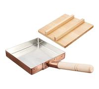 TIKUSAN Japanese Tamagoyaki/Omelette Copper Pan (15 x 15 cm)