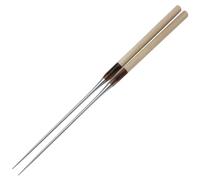 TIKUSAN Plating Chopsticks Moribashi Japanese Restaurant Chef's Traditional Garnishing Tweezers Made in Japan (7" Magnolia Handle)