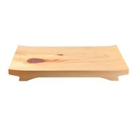 TIKUSAN Sushi Hinoki Serving Geta Plate Platter Board Japanese Style Tableware Made in Japan (10.6" x 7.1")