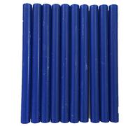 Tikwisdom 10 Pcs Vintage sealing Glue Gun Sealing Wax sticks supplies a variety of colors (Navy Blue)