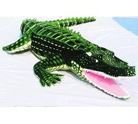 Tikwisdom 100CM Green Adorable crocodile Soft Plush Toys, Large Stuffed Animals