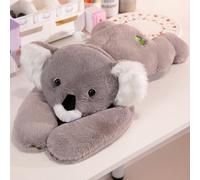 Tikwisdom 60cm Weighted Plush Animals for Kids & Adults -Koala giraffe Panda Teddy Bear Dinosaur Stuffed Toys, Hugging Pillow for Anxiety Relief & Sleep Support (Grey Koala)