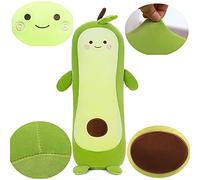 Tikwisdom Avocado, crocodile pear, green avocado, simulation avocado plush toy doll sleeping pillow, doll, pillow, toy cushion (Long clause 110cm)