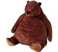 Tikwisdom Bear Plush Toy, Big Teddy Bear Filled Animal Plush Doll Huge Cuddle Dark Brown Teddy Bear Cuddle Pillow Birthday Gift for Kid Boy, Girl & Girlfriend (80cm)