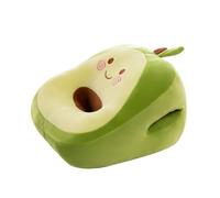 Tikwisdom Green avocado 35cm, soft nap avocado plush toy, office crouching pillow, doll warm hand pillow, ergonomic memory sleep pillow
