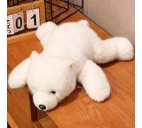 Tikwisdom Panda Weighted Stuffed Animals,Lifelike Brown Bear Plush Toys，Soft Cute Hugging polar bearThrow Pillow Surprise Birthday Gift Kids Boys Girls Girlfriends 30cm (polar bear)