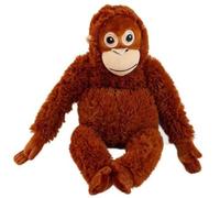 Tikwisdom Punch Monkey Plush Toys, Punch The Monkey Soft Stuffed Animals Throw Pillow, Cuddly Orangutan Soft Monkey Teddy Plushies Stuffed Animal Washable Gift for Kids (40cm)