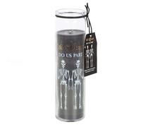 Til Death Do Us Part Amber Noir Tube Candle - Unique Gothic Wedding Gift from Something Different Wholesale - Anniversary Celebration Décor - Gothic Wedding Gifts UK - Til Death Do Us Party Collection