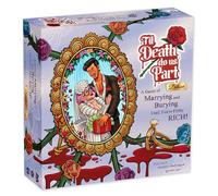 Til Death Do Us Part - Strategy Board Game of Marrying and Burying Until You're Filthy Rich! - DELUXE ED. Dark Humor Card Game, 2-6 players, 16+, Kitschy Game Night Fun for Couples and Friends.