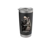 Til Death Gothic Wedding Skeleton Bride Groom Halloween Stainless Steel Insulated Tumbler
