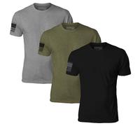 Til Valhalla Project T.V.P. Essential Series | Veteran Owned & Operated | Proudly Printed in The USA, Black, Green, Gray, XXL