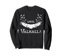 Til Valhalla Tee for men Until Valhalla Viking Odins Raven Sweatshirt
