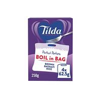 Tilda Boil in the Bag Brown Basmati Rice, 62.5g x 4