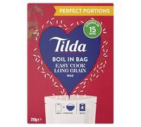 Tilda Boil in The Bag Easy Cook Long Grain Rice 62.5g x 4 (Pack of 8)