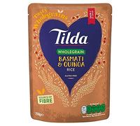 Tilda Brown Steamed Basmati Rice and Quinoa, 250 g, Pack of 6