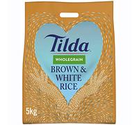 Tilda Brown & White Wholegrain Rice 5kg