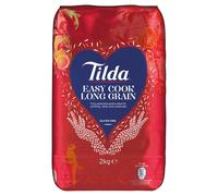 Tilda Easy Cook Long Grain Rice 2 kg (Pack of 2)