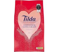 Tilda Easy Cook Long Grain Rice 10kg | Premium Quality Parboiled Rice | Fluffy Non-Sticky Grains | Perfect for Everyday Meals, Curries, Stir Fry, Salads & Side Dishes | Bulk Catering Pack