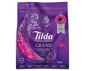 Tilda Grand Extra Long Grain Basmati Rice Pack of 1x5kg
