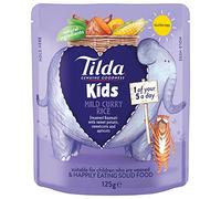 Tilda Kids Mild and Sweet Curry Rice, 125g (Pack of 9)