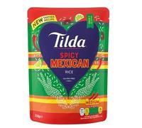 Tilda Microwave Spicy Mexican Long Grain Rice 250g (Pack of 6)