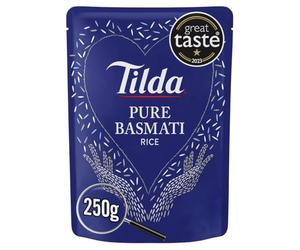 Tilda Pure Steamed Basmati Rice, 250g